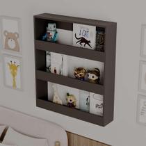 Nicho Aéreo Infantil Preto Bambino Decorativo Multiuso Nicho Aéreo Infantil Preto Bambino Decorativo Multiuso