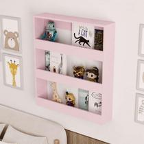 Nicho Aéreo Infantil Rosa Bambino Decorativo Multiuso Nicho Aéreo Infantil Rosa Bambino Decorativo Multiuso