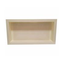 Nicho Banheiro Embutir 30x60cm Plástico Bege - Gerplast, Opção: Bege