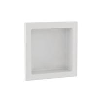 Nicho Banheiro Gaam Thin Embutir 38x38cm Branco