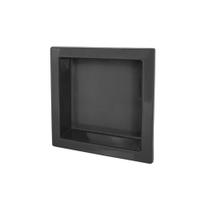 Nicho Banheiro Gaam Thin Embutir 38x38cm Cor Chumbo