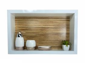 Nicho Banheiro Porcelanato box 30x50x11 Borda De Alumínio. Nicho Banheiro Porcelanato box 30x50x11 Borda De Alumínio.