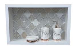 Nicho Banheiro Porcelanato box 30x50x11 Borda De Alumínio. Nicho Banheiro Porcelanato box 30x50x11 Borda De Alumínio.
