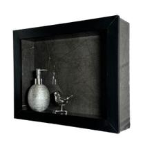 Nicho Banheiro Porcelanato Sobrepor 36x45x11 Pups Grafite Nicho Banheiro Porcelanato Sobrepor 36x45x11 Pups Grafite