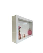 Nicho Banheiro Porcelanato Sobrepor Branco 37x56x11 c/ kit de instalação Nicho Banheiro Porcelanato Sobrepor Branco 37x56x11 c/ kit de instalação