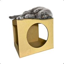 Nicho Bola Casa Para Gato Em Mdf Carpete Arranhador