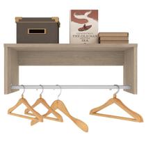 Nicho Cabideiro Suspenso Berlim Carvalho Castanho Lumil Nicho Cabideiro Suspenso Berlim Carvalho Castanho Lumil