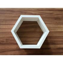 Nicho Colmeia Hexagonal 25x20x10cm Branco 5 Unidades