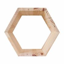 Nicho Colmeia Sextavado Madeira Pinus Decorativo Parede Quarto Bebê Nicho 38x44x12cm Suporte Nicho Colmeia Sextavado Madeira Pinus Decorativo Parede Quarto Bebê Nicho 38x44x12cm Suporte