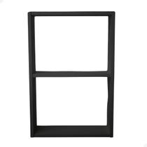 Nicho de 2 Vãos Vertical Parede Quarto Sala Com Kit Instalação