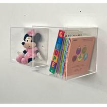Nicho de Acrílico Transparente 27x27x15cm Organização e Estilo em um Só Produto!