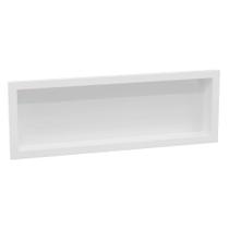 Nicho De Banheiro de Embutir 30x90 Cm BRANCO Metasul Arquitech