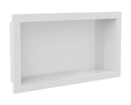Nicho de Banheiro Embutir BRANCO 30X60cm METASUL