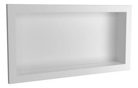 Nicho De Banheiro Para Embutir Parede 30x60 Branco Fosco ARQUITEC-METASUL