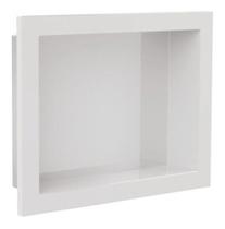 Nicho De Banheiro Plástico Para Embutir 30x40 - Branco