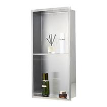 Nicho de chuveiro VEVOR 33 x 63,5 x 10,2 cm Aço inoxidável prateado Nicho de chuveiro VEVOR 33 x 63,5 x 10,2 cm Aço inoxidável prateado