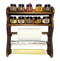 Nicho de Cozinha com Suporte de Papel toalha - Alumínio e Sufilm