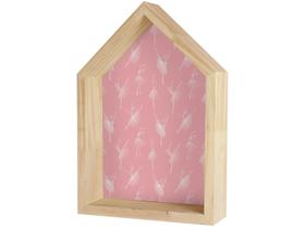 Nicho de Madeira Colorido Casa 23x32cm - Design Up Living Bailarinas Nicho de Madeira Colorido Casa 23x32cm - Design Up Living Bailarinas