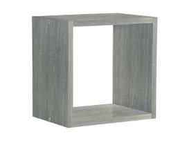Nicho de Madeira Simples Cor Concreto 1,2x27x24,5x15cm