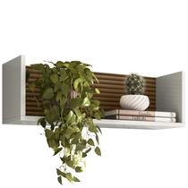 Nicho De Parede 60 cm 14064 Off White Cristal Ripado Madeira Dmad Nicho De Parede 60 cm 14064 Off White Cristal Ripado Madeira Dmad