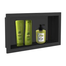 Nicho de Parede de Embutir Plástico 30x60 Cm para Banheiro Quarto Sala Decoração Casa