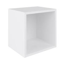 Nicho de Parede em Formato de Cubo Decorativo Branco