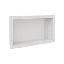 Nicho De Parede Embutir Para Banheiro E Cozinha 30X40 Branco - Plastilit
