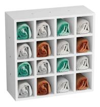 Nicho De Parede Porta Toalha Com 16 Divisões Para Salão De Beleza Leartam Móveis