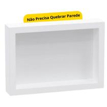 Nicho De Parede Sobrepor Branco Banheiro Lavanderia 28x40 Nicho De Parede Sobrepor Branco Banheiro Lavanderia 28x40
