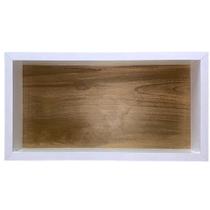 Nicho de Porcelanato Banheiro Amadeirado Designer Moderno Nicho de Porcelanato Banheiro Amadeirado Designer Moderno