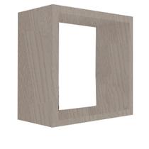 Nicho Decorativo 20x20x15 Cm Em Mdf Madeirado F031