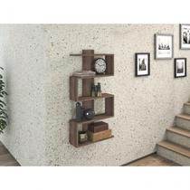 Nicho Decorativo 5 Prateleiras Marrom