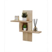 Nicho Decorativo Cross Carvalho para Banheiro Lavabo Nicho Decorativo Cross Carvalho para Banheiro Lavabo