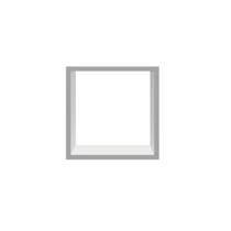 Nicho decorativo Flutuante em MDP 45X45X15 CMS NB-15-4545 Nicho decorativo Flutuante em MDP 45X45X15 CMS NB-15-4545