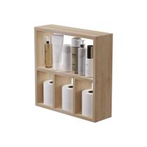 Nicho Decorativo Organizador para Banheiro Carvalho 40cm Nancy