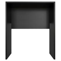 Nicho Decorativo Para Lava E Seca 12 Serviços MDF Preto 91x69x64cm Nicho Decorativo Para Lava E Seca 12 Serviços MDF Preto 91x69x64cm