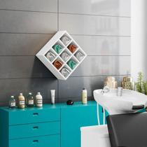 Nicho Decorativo Porta Toalha Com 9 Nichos Multiuso Glamour