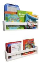 Nicho Decorativo Quarto Sala Infantil Livros Dvd Branco Tx - 30cm