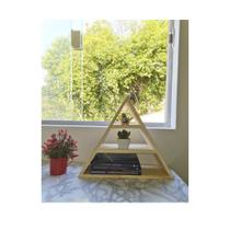 Nicho Decorativo Triangular P/decoração De Ambientes com divisões em madeira pinus