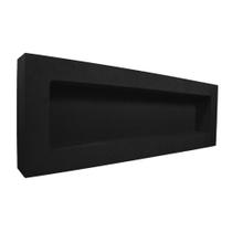 Nicho Duplo Retangular 60x20x6 Mdf Madeira Pintado