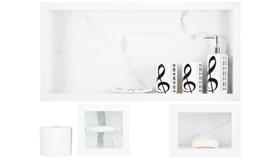 Nicho Em Porcelanato Para Banheiro - Kit com 3 Peças (Gioia) Nicho Em Porcelanato Para Banheiro - Kit com 3 Peças (Gioia)