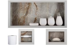 Nicho Em Porcelanato Para Banheiro - kit com 3 peças (Pietra)