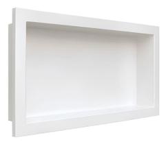 Nicho embutir 30x60cm branco estrela