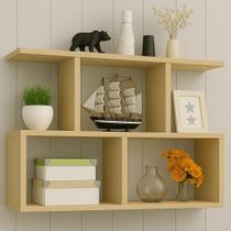 Nicho Estante Decorativa MDF Cru 65x80x20cm resistente Multiuso Nicho Estante Decorativa MDF Cru 65x80x20cm resistente Multiuso
