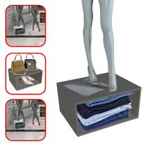 Nicho Expositor Base Para Manequim Vitrine 30x45x45cm MDF Preto Nicho Expositor Base Para Manequim Vitrine 30x45x45cm MDF Preto