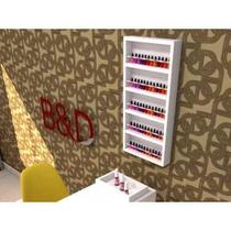 Nicho Expositor De Esmalte Organizador Com Barra De Aço Nicho Expositor De Esmalte Organizador Com Barra De Aço