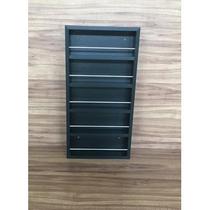 Nicho Expositor De Esmalte Organizador Com Barra Preto Nicho Expositor De Esmalte Organizador Com Barra Preto