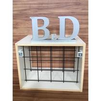 Nicho Garrafeiro Adega Vinho Mdf E Ferro 45x35x30cm Branco