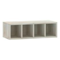 Nicho Garrafeiro Horizontal Luciane 60 Cm Lis Legno Crema Nicho Garrafeiro Horizontal Luciane 60 Cm Lis Legno Crema