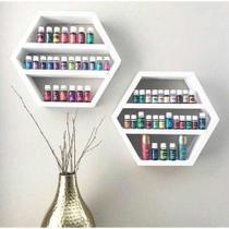 Nicho Hexagonal Com Divisórias Para Esmalte Decoração Nicho Hexagonal Com Divisórias Para Esmalte Decoração